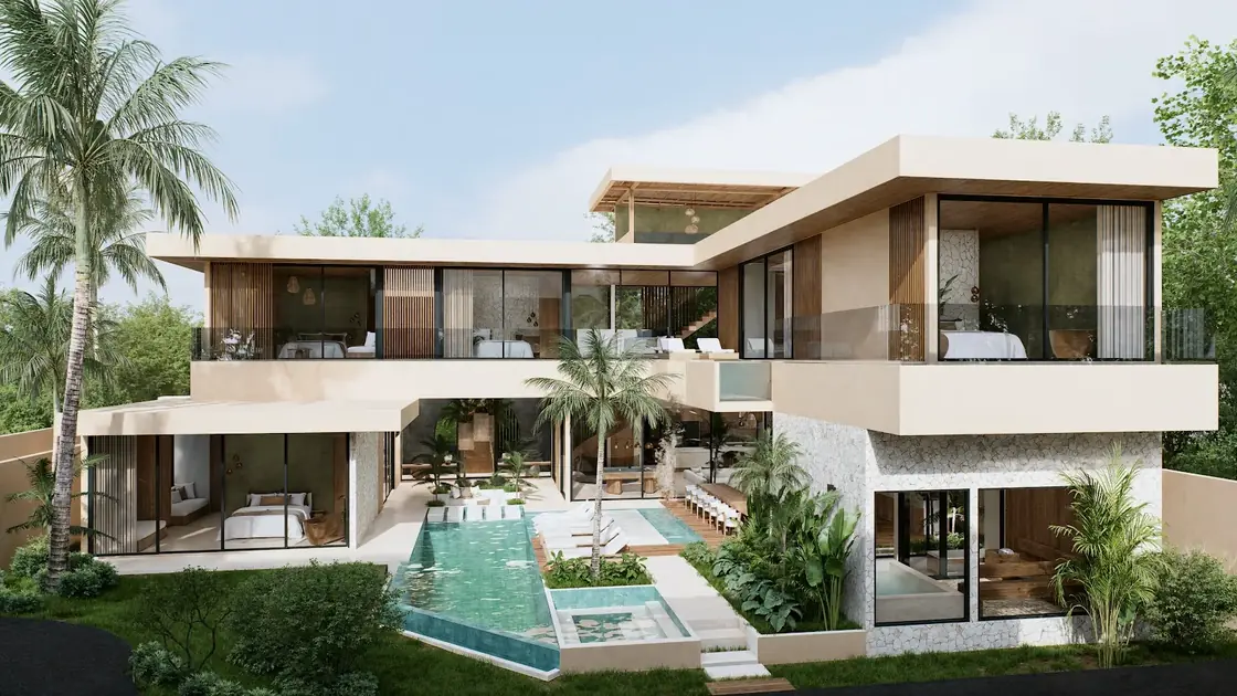 Cliffside Villa · Uluwatu · 3D render