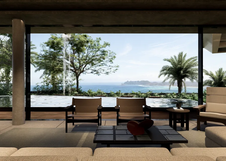 Pool and bay · The Four